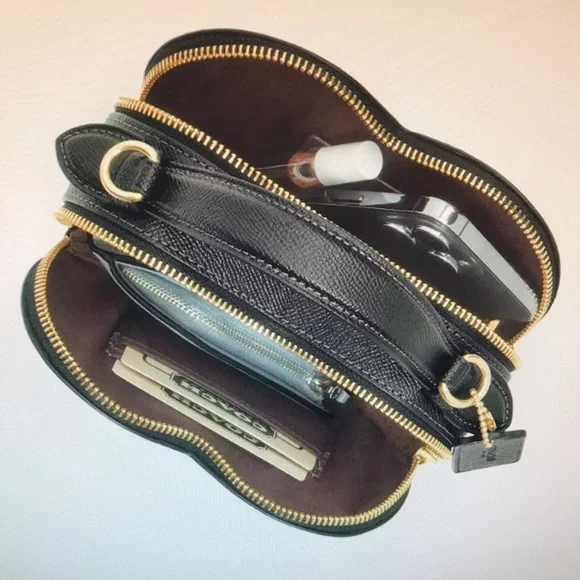 Multi Heart Crossbody Signature Canvas with Heart Print  BNWT - Picture 9 of 13